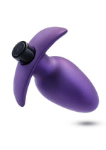 Anal Adventures Matrix Exceisor Plug Rechargeable Silicone Anal Plug - Astro - Purple/Violet