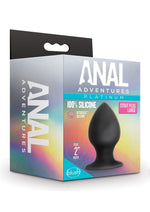 Anal Adventures Platinum Silicone Anal Stout Plug