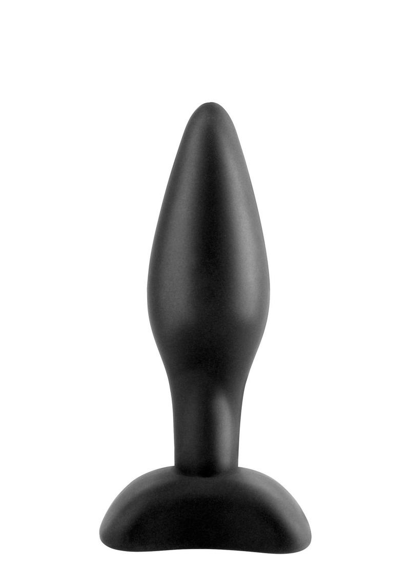 Anal Fantasy Collection Mini Silicone Plug Kit - Black - 3in