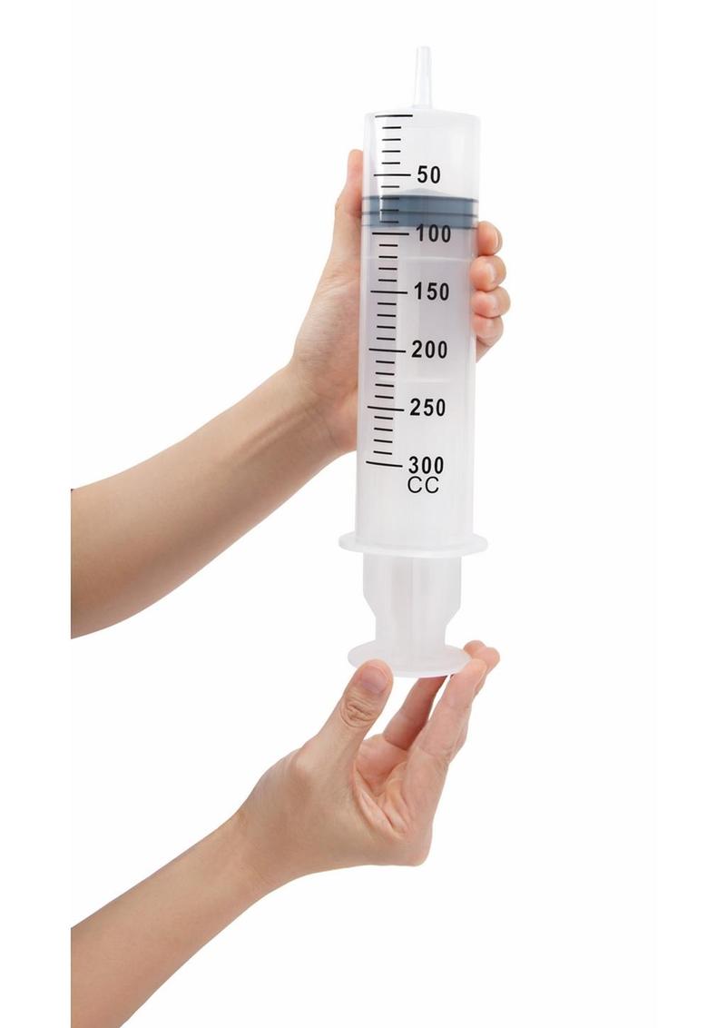 Aquaclean 300cc Enema Syringe - Clear