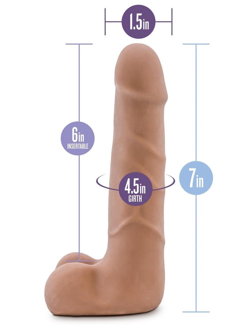 Au Naturel Suave Dildo - Caramel - 7in