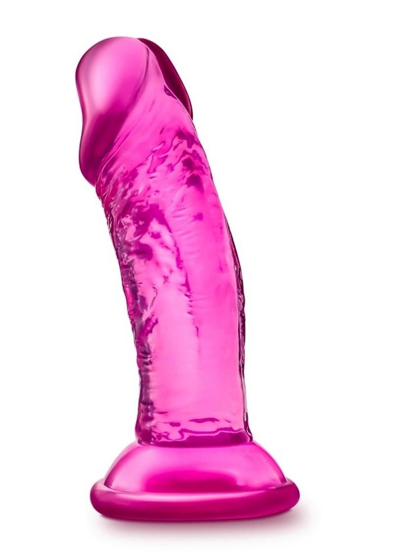 B Yours Sweet N' Small Dildo with Suction Cup - Pink - 4.5in