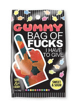 Bag Of Fucks I Have to Give Sour Gummies - 2.2oz