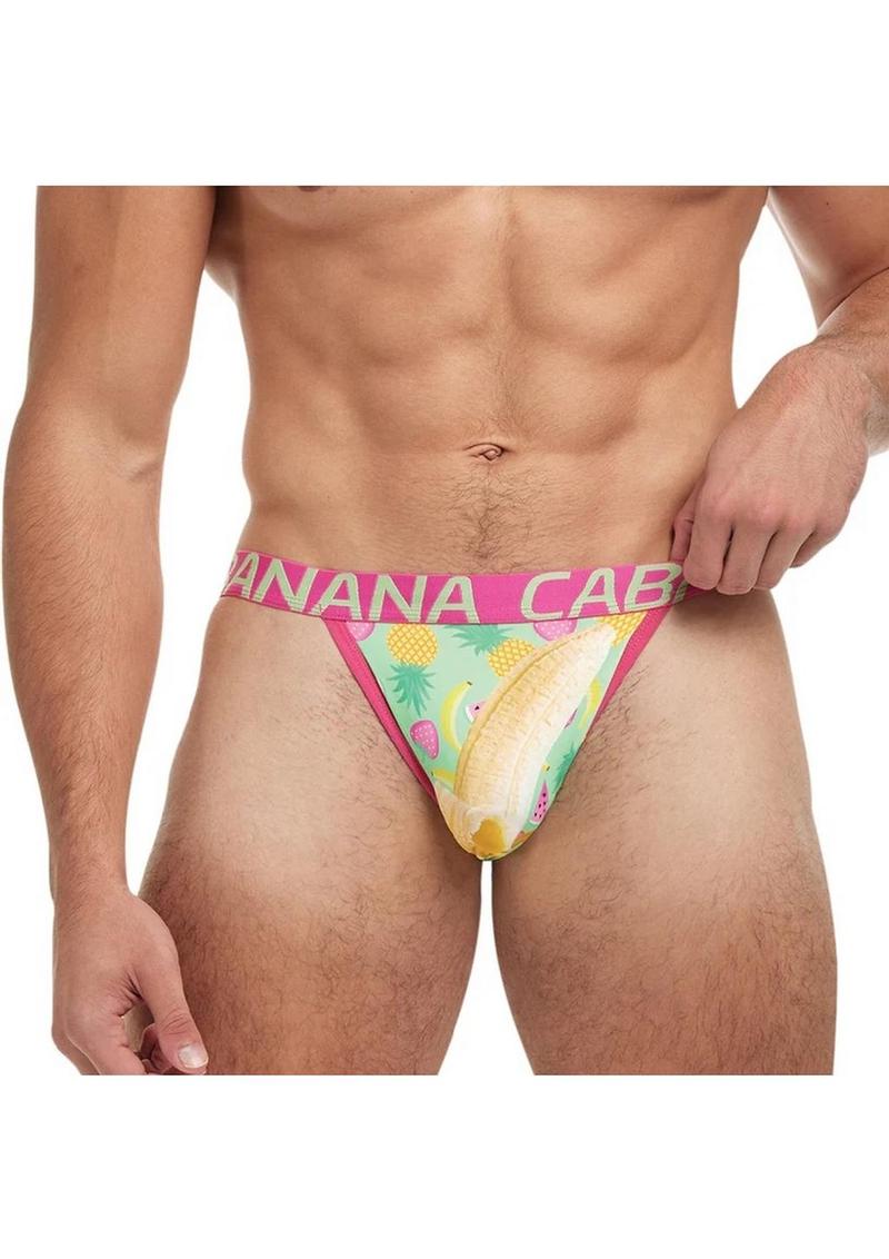 Banana Cabana Jock Fruit Md/Lg Multi