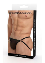 Banana Cabana Jock Mesh - Black - Large/Medium