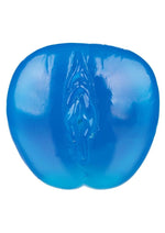 Basic Essentials Beaded Masturbator - Blue - 5in