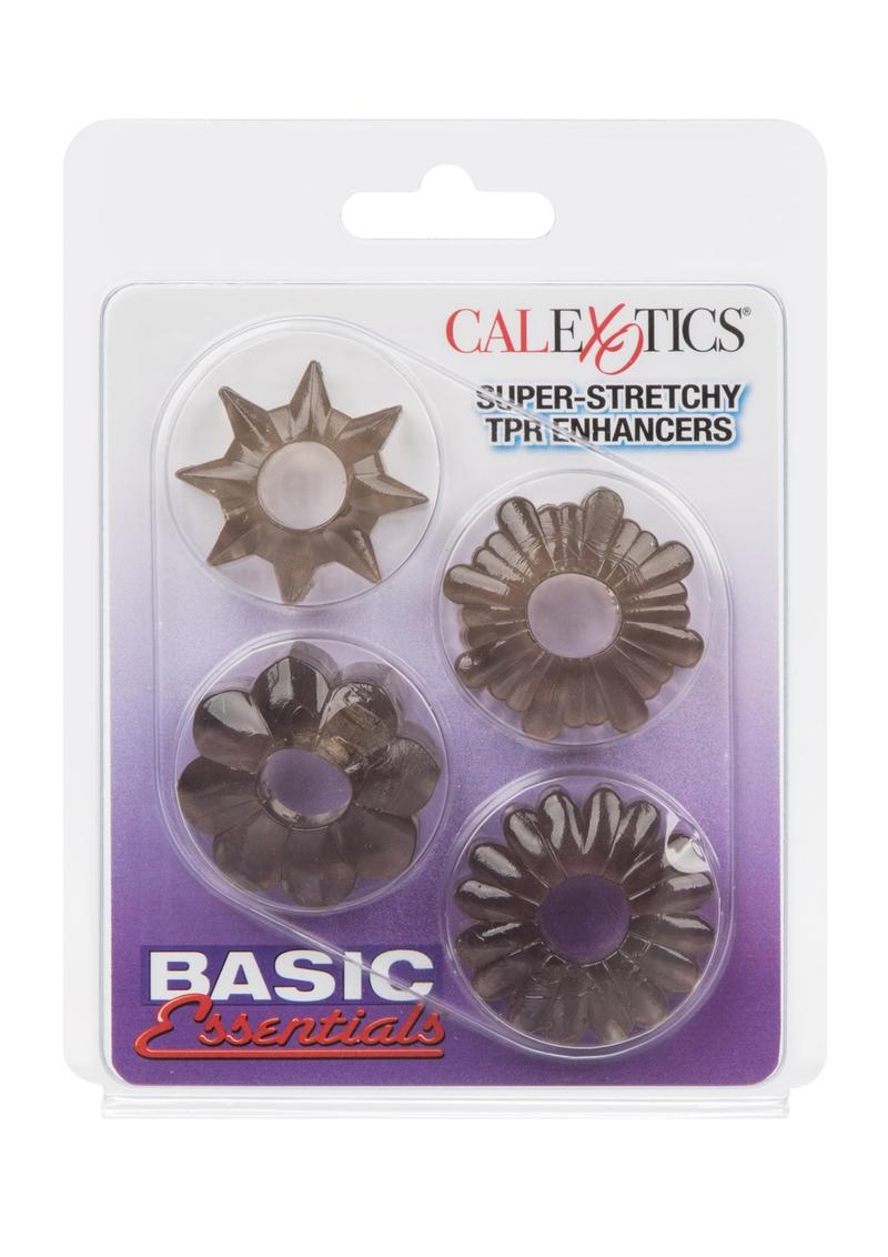 Basic Essentials Super Stretchy Enhancer Cock Rings