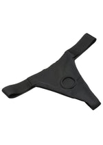 Bedroom Bliss Chérie Thong Strap-On Panty Harness - Black - Large