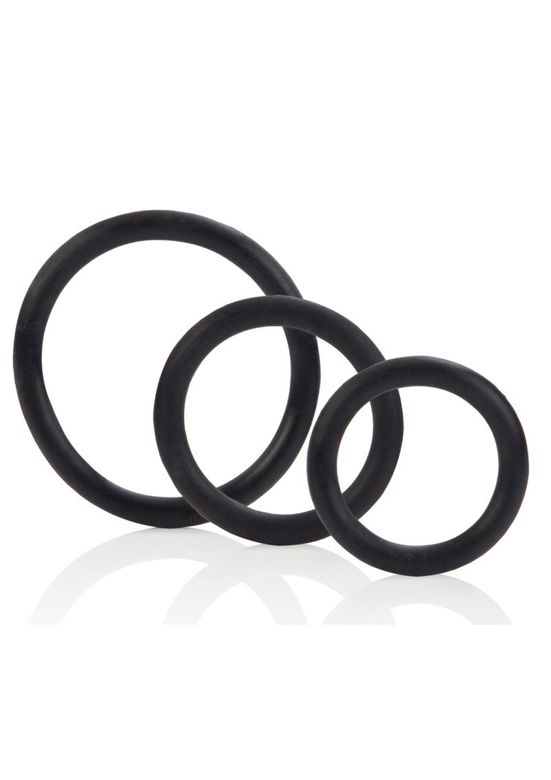 Black Rubber Cock Rings