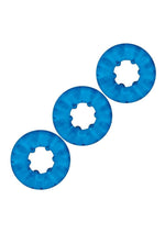 Blue Line Ribbed Rider Cock Ring