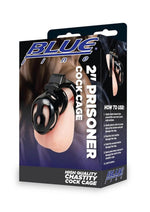 Blueline Prisoner Cock Cage - Black - 2in