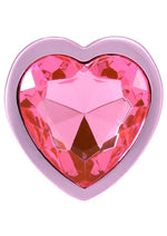 Booty Bling Heart Diamond Jeweled Wearable Metal Plug