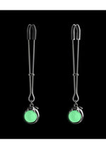 Bound Nipple Clamps G1 Iron - Glow In The Dark/Gray/Grey/Metal