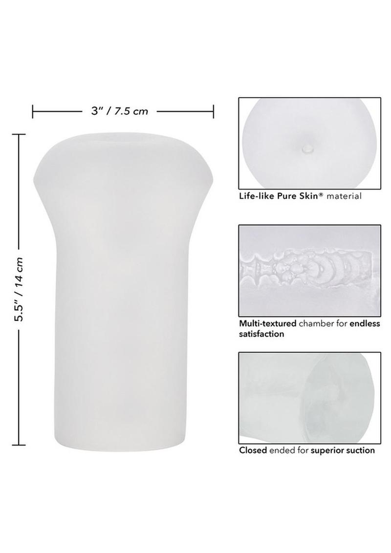 Boundless Stroker Masturbator - Frost/White