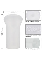 Boundless Stroker Masturbator - Frost/White