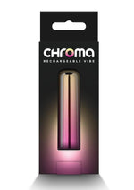 Chroma Sunrise Rechargeable Vibrator - Multicolor - Small