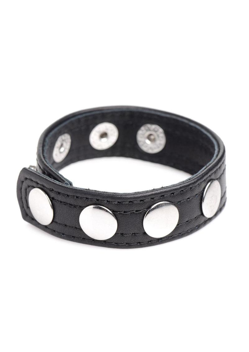 Cock Gear Leather Speed Snap Cock Ring