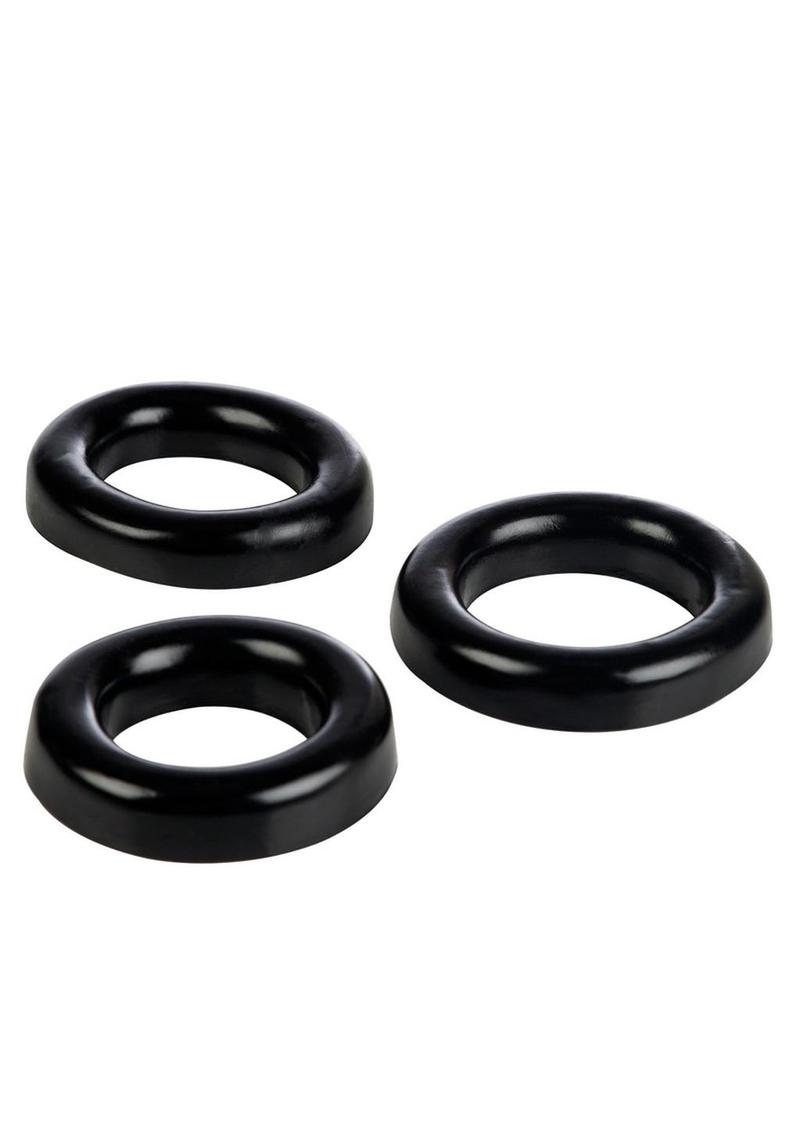 Colt 3 Ring Set Cock Rings - Black