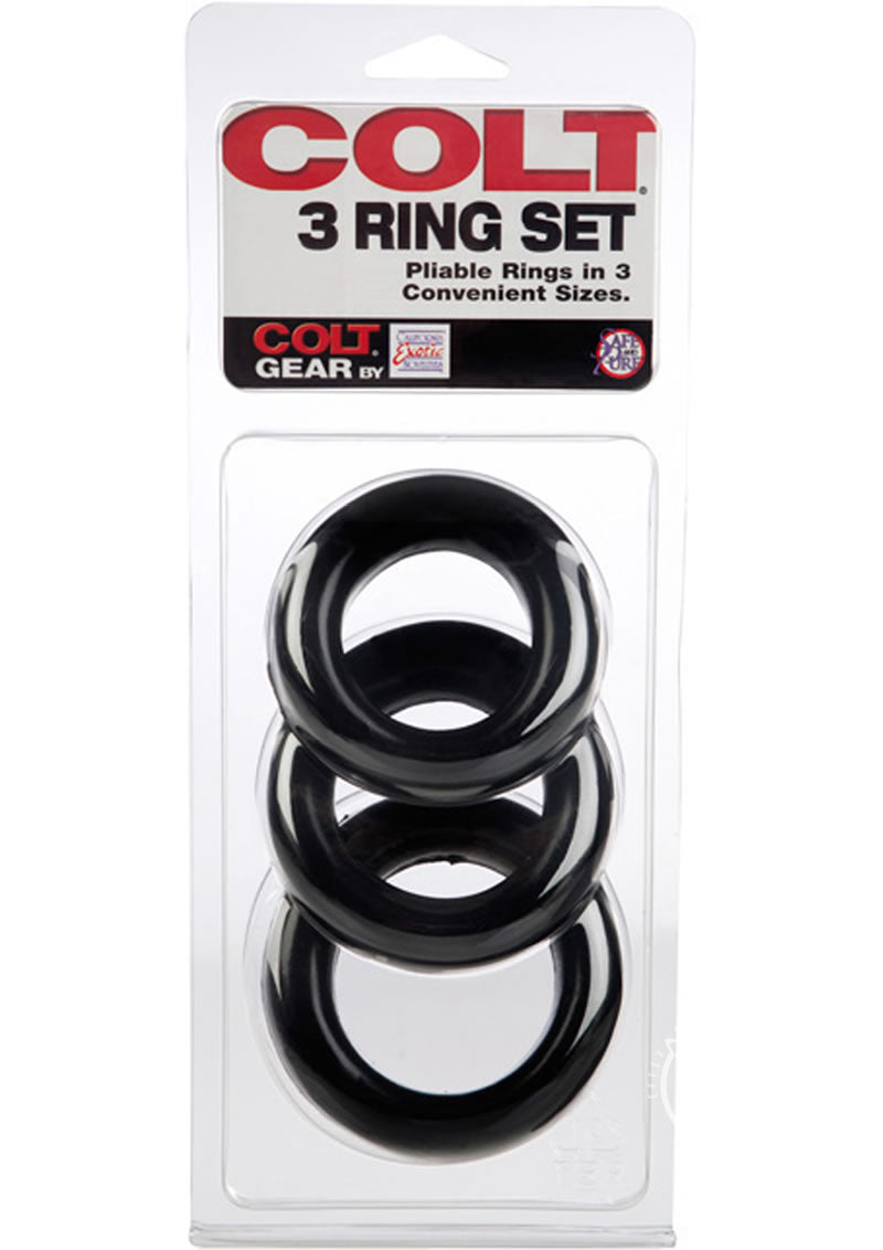 Colt 3 Ring Set Cock Rings