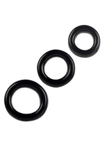 Colt 3 Ring Set Cock Rings - Black