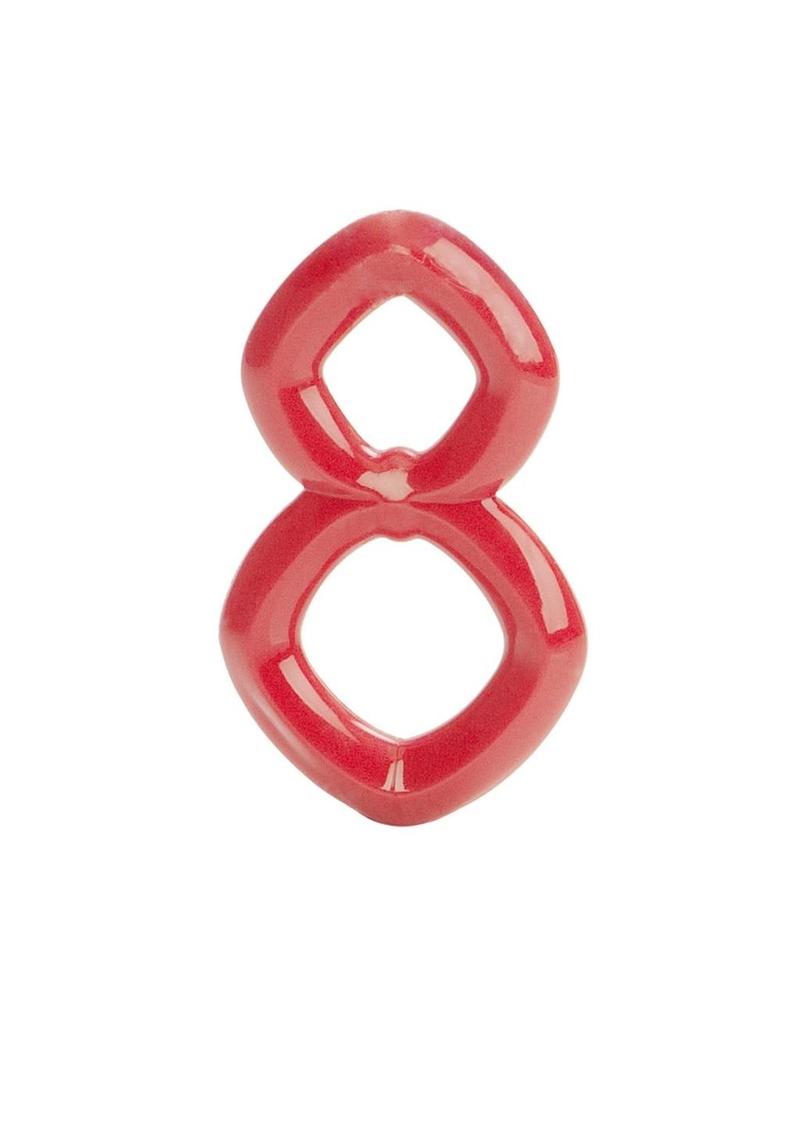 Crazy 8 Cock Ring - Red