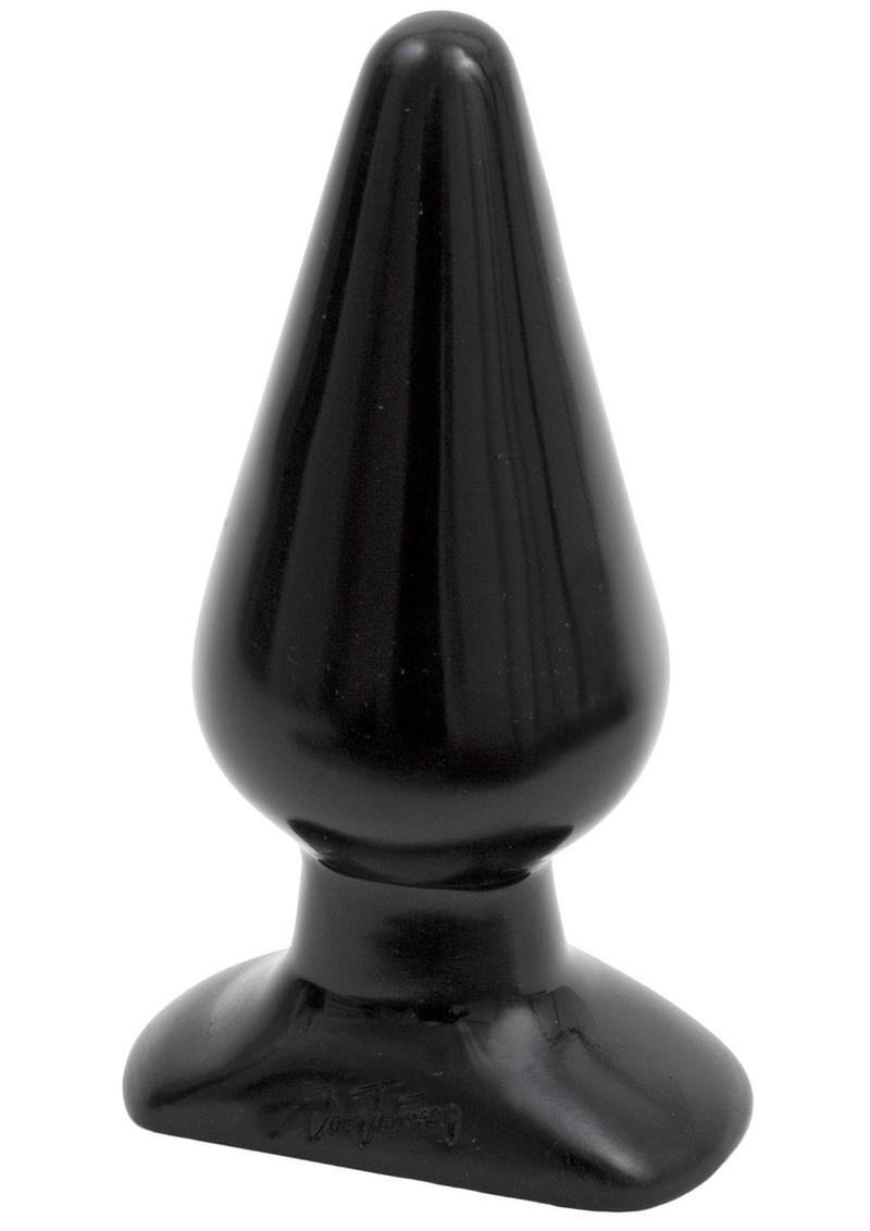 Doc Johnson Classic Butt Plug - Black - Large
