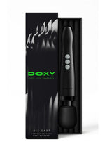 Doxy Die Cast 3 Rechargeable Compact Cordless Body Wand - Matte Black