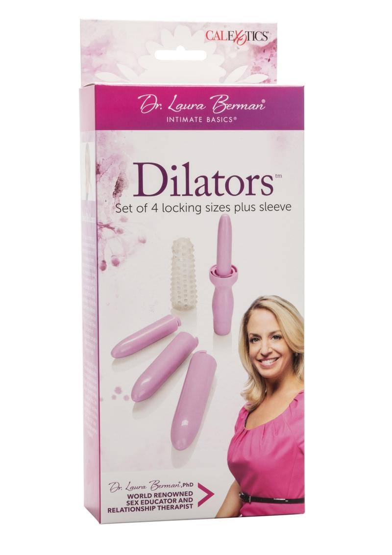 Dr. Laura Berman Dilators Set Of 4 Interlocking Sizes Plus Sleeve