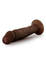 Dr. Skin Plus Posable Dildo - Chocolate - 6in