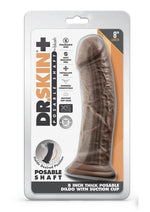 Dr. Skin Plus Thick Posable Dildo with Suction Cup