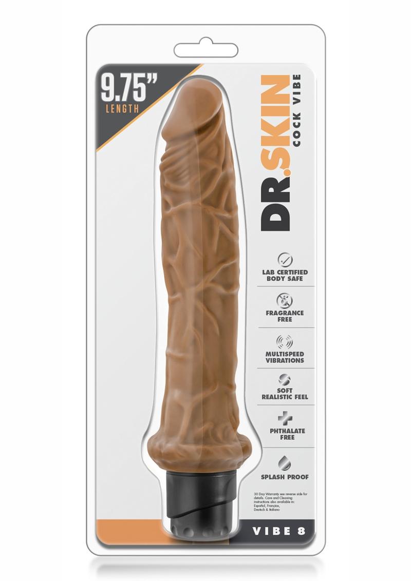 Dr. Skin Cock Vibe 8 Vibrating Dildo