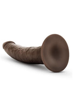 Dr. Skin Dildo with Suction Cup - Chocolate - 7in