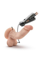 Dr. Skin Dr. Ken Vibrating Dildo with Remote Control - Flesh/Vanilla - 6.5in