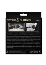 Fetish and Fashion Janice Ball Gag - Black