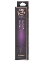 Fifty Shades Freed All Sensation Nipple and Clitoral Chain - Purple
