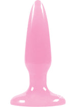 Firefly Pleasure Plug Butt Plug - Glow In The Dark/Pink
