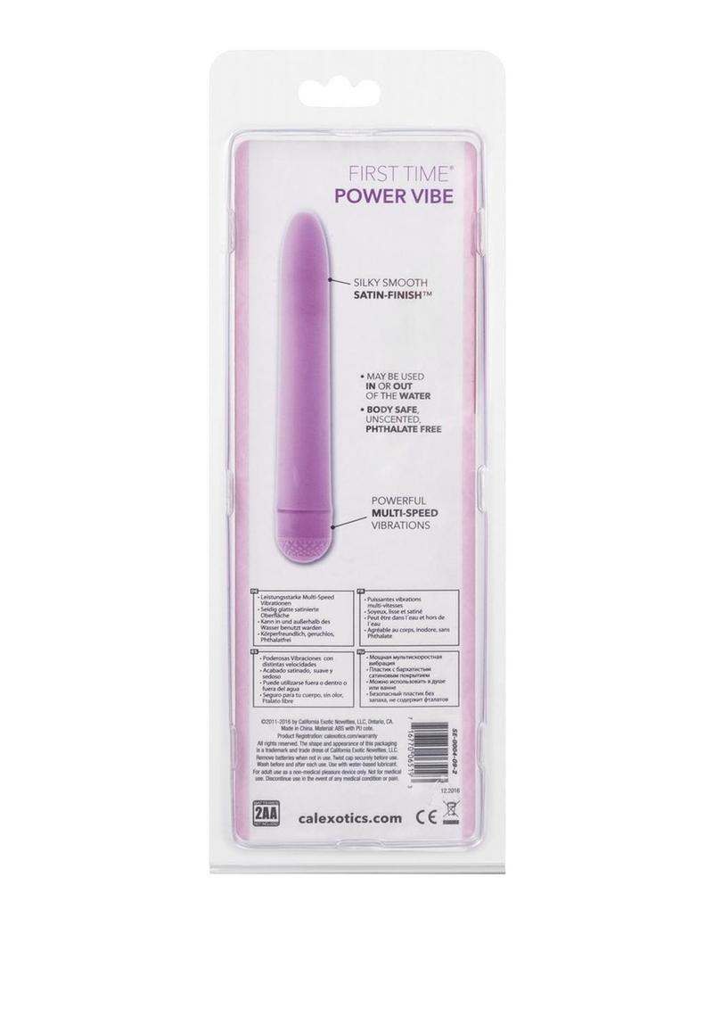First Time Power Vibrator - Purple