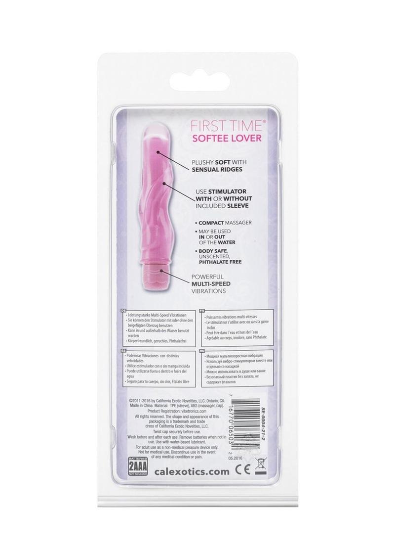 First Time Softee Lover Vibrator - Pink