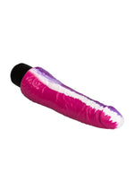 Funky Jelly Curved Vibrator - Pink - 7.5in