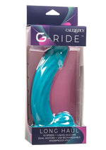 G-Ride Long Haul Rechargeable Silicone Vibrating Dildo - Blue