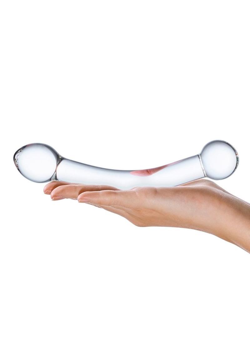 Glas Curved Glass G-Spot Stimulator - Clear - 7in