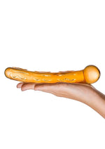 Glas Orange Tickler Glass Dildo - Orange