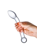 Glas Slimline G-Spot Glass Dildo - Clear - 8in