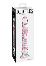 Icicles No. 6 Textured Glass Dildo