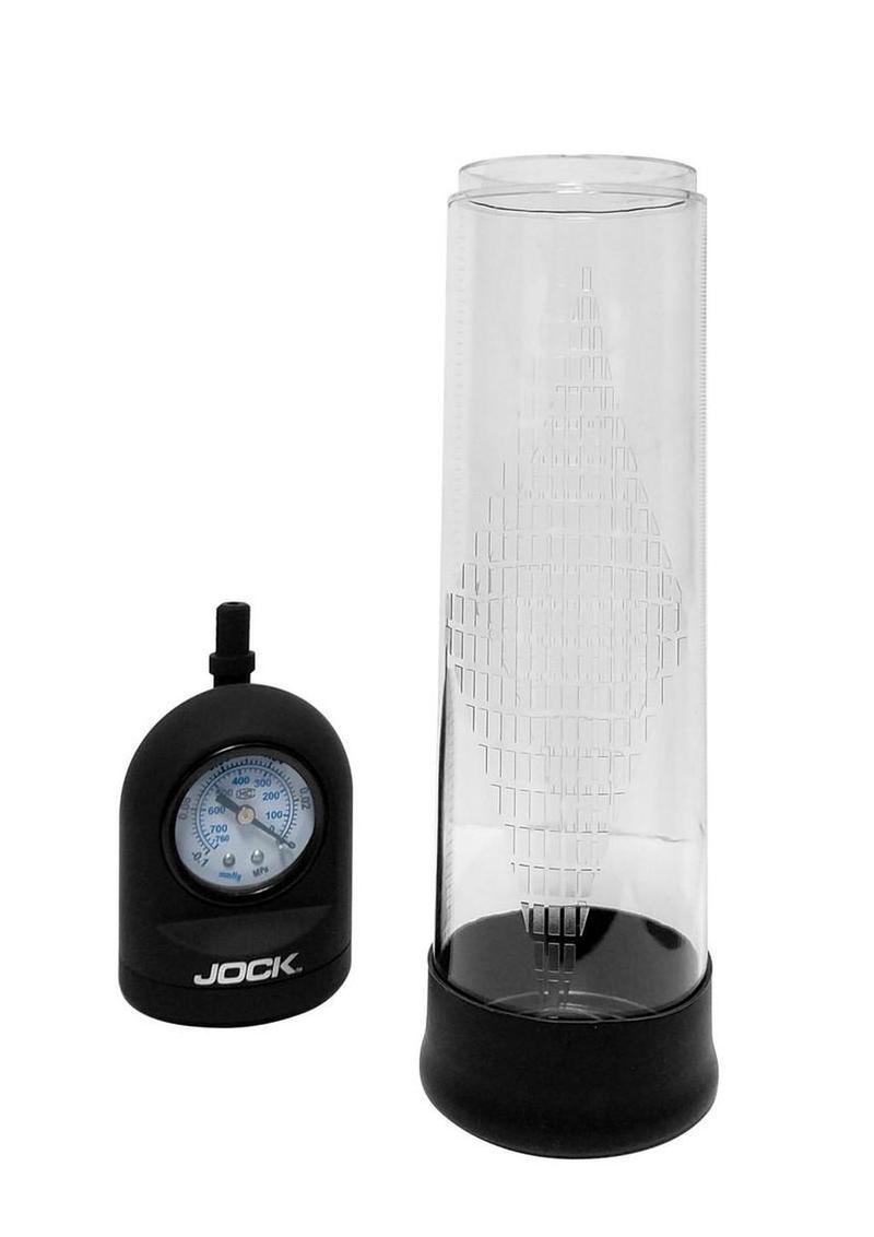 Jock Pump Up Gauge Penis Pump with Bulb
