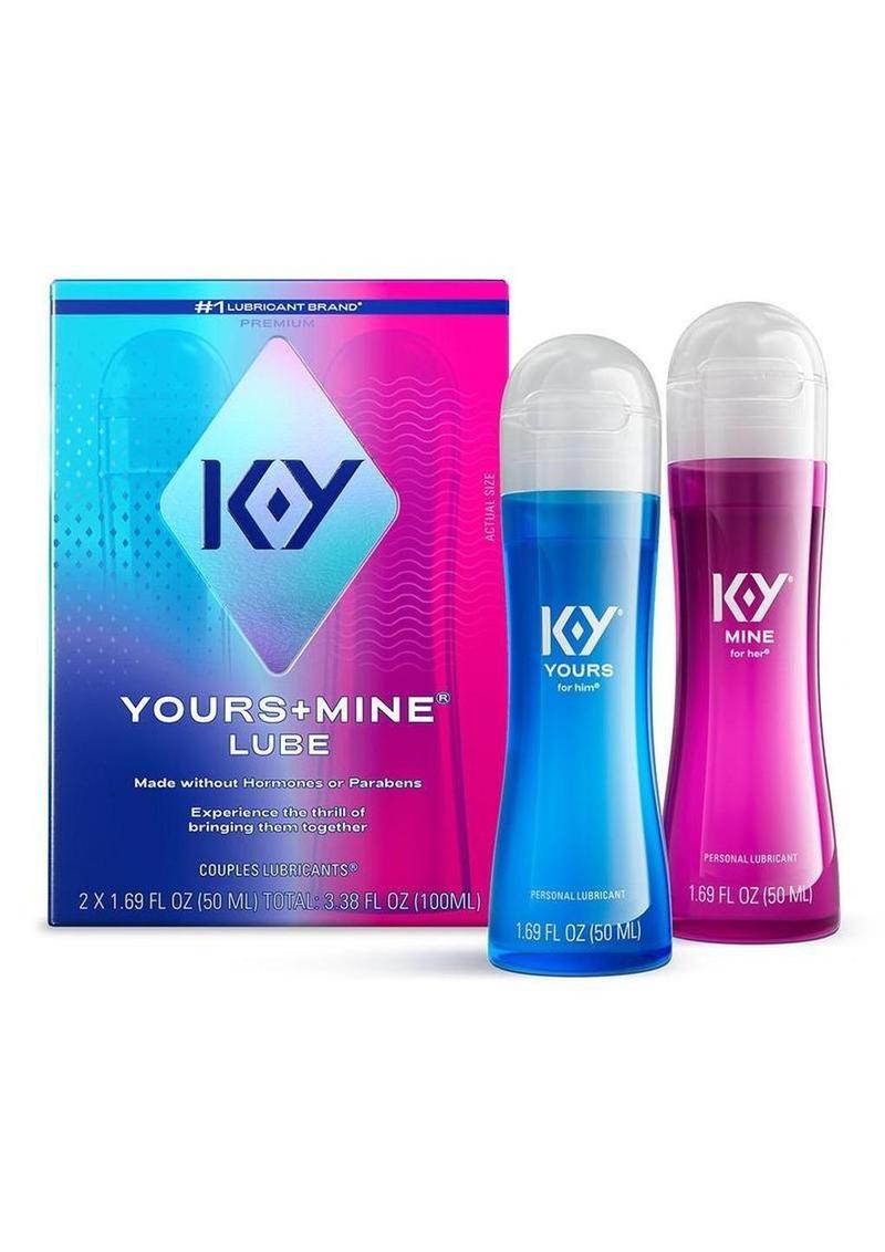 K-Y Yours and Mine Couples Lubricant - 1.69oz - 2 Piece/Set
