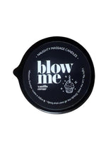 Kama Sutra Naughty Note Blow Me 2oz Massage Candle with Pour Spout Tin