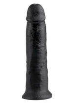 King Cock Dildo - Black - 10in