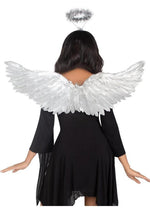 Leg Avenue Metallic Angel Wings and Tinsel Halo Headband