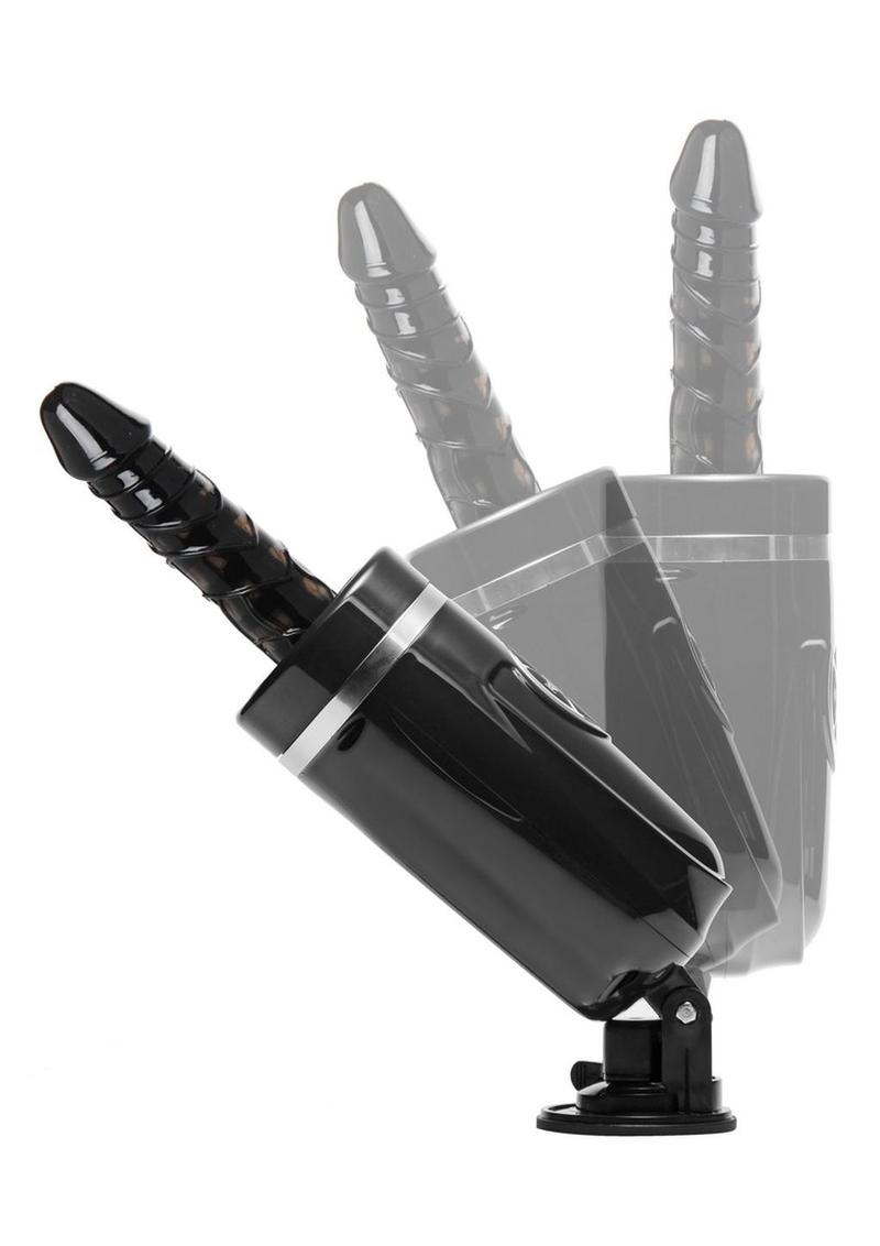 Lovebotz Jaxxx Hammer 2.0 Multifunction Rechargeable Sex Machine - Black